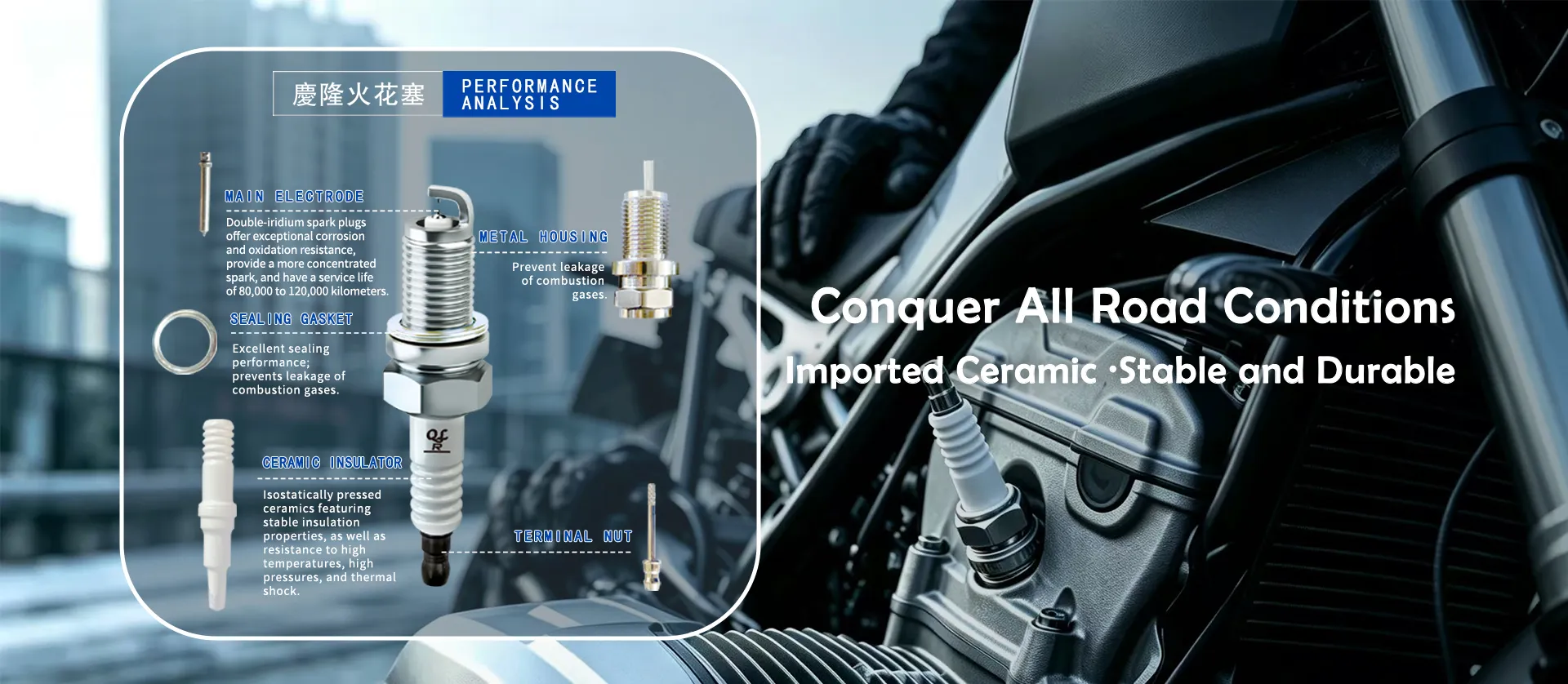 Conguer All Road Conditions Imported Ceramic .Stable and Durable